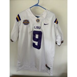 Nike LSU Tigers Joe Burrow #9  2019 national championship patch jersey *Size XL*